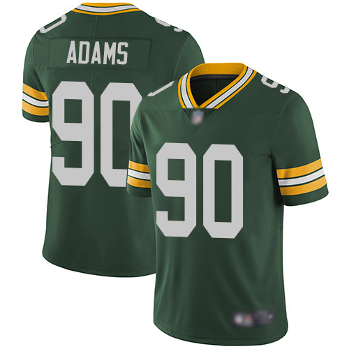 Green Bay Packers Limited Green Men 90 Adams Montravius Home Jersey Nike NFL Vapor Untouchable